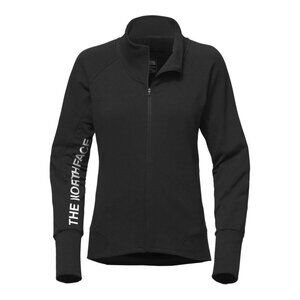 THE NORTH FACE Train N Logo Full Zip Jacket Black Women's Size Medium